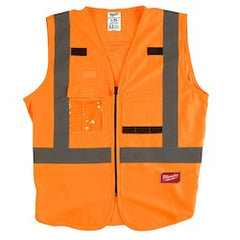 Milwaukee 48-73-5071 High Visibility Orange Safety Vest - S/M (CSA)