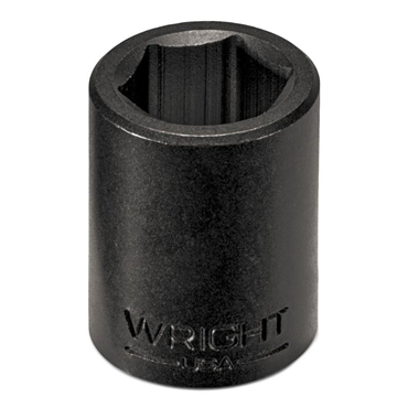 Wright Tool 4848 | 6 Point Standard Black Oxide Impact Socket