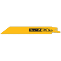 DeWalt DW4813-2 Reciprocating Saw Blades 6 Inch 24 TPI Replacement MPN