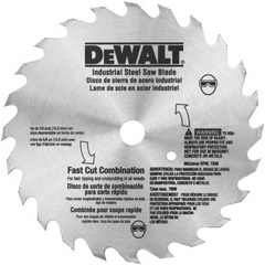 DeWalt DW3325 Steel Circular Saw Blades 7-1/4 In 40 Teeth