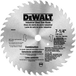 DeWalt DW3325 Steel Circular Saw Blades 7-1/4 In 40 Teeth