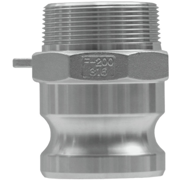 Dixon Valve & Coupling G100-F-BR Global Cam & Groove Type F Adapter x Male NPT