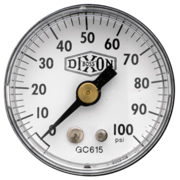 Dixon Valve & Coupling GC615 Dry Pressure Gauge 0 to 100 PSI