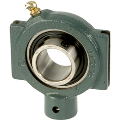 Dodge NSTU-SC-100 Take-Up Ball Bearing Unit - Side Mount, 1.0000 in Bore, Cast Iron Housing, Set Screw Collar, 6.35 mm Slot