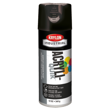 Krylon K01601A07 Acryli-Quik Acrylic Lacquer 16 oz Aerosol Black