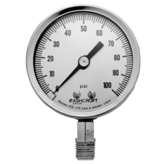 Ashcroft 351009SW02L100 Duralife Pressure Gauge 0-100 psi Replacement MPN