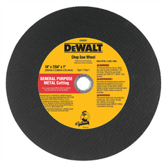 DeWalt DW8001B4 High Performance Metal Chop Saw Wheel