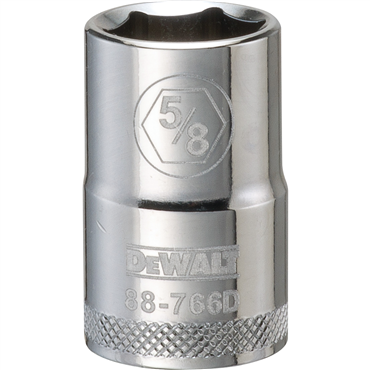 DeWalt DWMT88766OSP 1/2 in Drive Polished Chrome Standard Socket