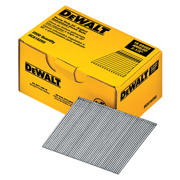 DeWalt DCA16250 Angle Finish Nails 2-1/2 Inches 16 Gauge