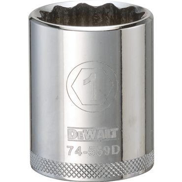 DeWalt DWMT74559OSP 1/2 In Drive Polished Chrome Standard Socket