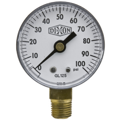 Dixon Valve & Coupling GL125 Dry Pressure Gauge 0 to 100 PSI