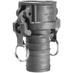 Dixon Valve & Coupling RC200EZNO EZ Boss-Lock Cam & Groove Notched Type C Coupler x Hose Shank