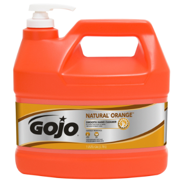 Gojo 0945-04 Natural Orange Smooth Hand Cleaner 1 gal Pump Bottle