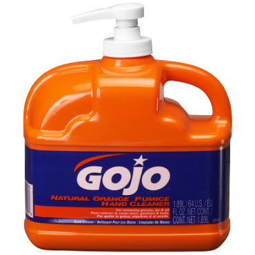 Gojo 0958-04 Natural Orange Pumice Hand Cleaner 1/2 gal Bottle