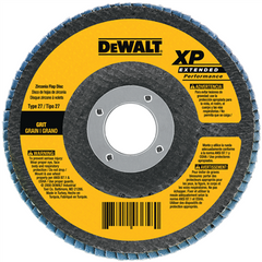 DeWalt DW8358 High Performance Type 27 Flap Discs 4 1/2 in 80 Grit