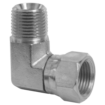 Dixon Valve & Coupling 1501-16-16 90 Male NPTF x Female NPSM Swivel Nut Elbow