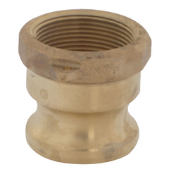 Dixon Valve & Coupling 50-A-BR Type A Adapter - Brass Male Adapter X Female NPT Size 1/2