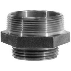 Dixon Valve & Coupling DMH15F15F Double Male Hex Nipple 1 1/2 Male NST (NH) x 1 1/2 Male NST (NH)