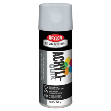 Krylon K01502A07 Acryli-Quik Acrylic Lacquer 12 oz Flat White