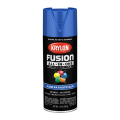 Krylon K02716007 Fusion All-In-One Spray Paint Gloss Patriotic Blue 12 oz.