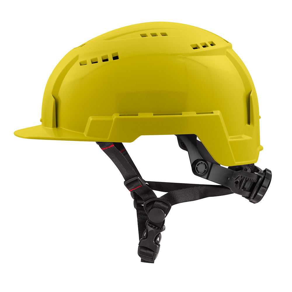 Milwaukee 48-73-1322 BOLT Yellow Front Brim Vented Safety Helmet