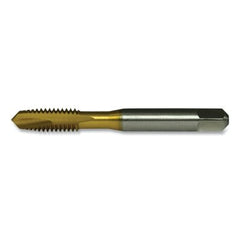 Greenfield 357021 TiN Plug Spiral Point Machine Tap, 1/4 in-20 Tool Size, UNC