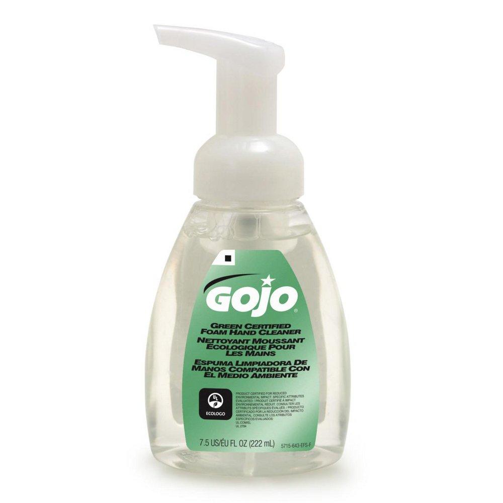 Gojo 5715-06 Green Certified Foam Hand Cleaner 7.5 fl oz