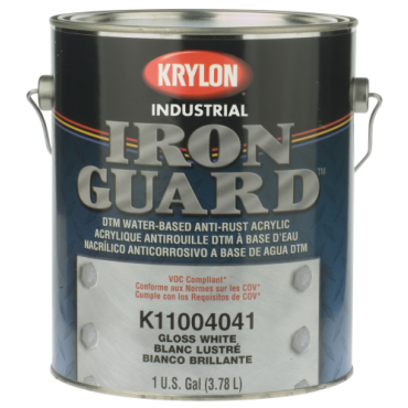 Krylon K11001201 | 101914770 | Iron Guard Acrylic Enamel Flat Black | 1 gal | Replacement MPN