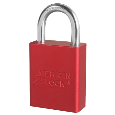 Master Lock A1105RED Series A1105 Aluminum Rekeyable Padlock