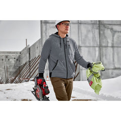 Milwaukee Tool 306G-213X Heated Hoodie M12 Kit Gray 3XL