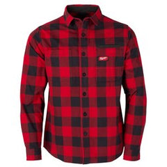 Milwaukee Tool M551R-XL Shirt Gridiron Flannel Red Extra-Large