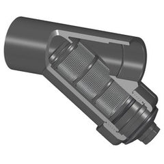 Spears YS22P20-005 Strainer Y PVC 1/2 Inch Socket EPDM 20 Mesh