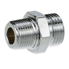 T&S Brass 053A Adapter: 3/8 NPT Male x 3/4-14UN Male (Plated)