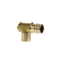 Uponor LF7711050 ProPEX 1 in Brass PEX Expansion x 1/2 in FPT 90 Degree Fire Sprinkler Adapter Elbow