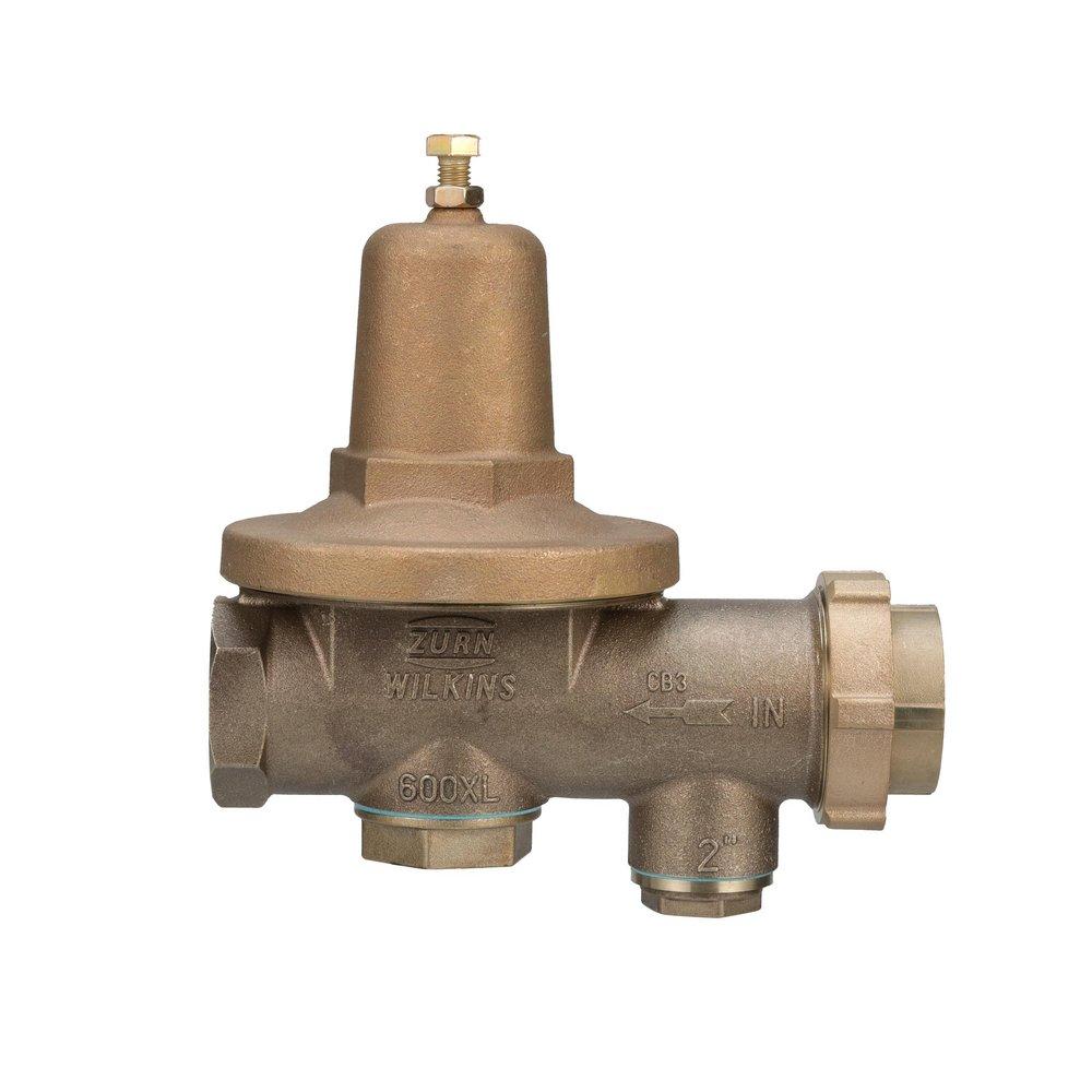 Zurn 2-600XL 2 Lead Free FNPT Union x FNPT Pressure Reducing Valve