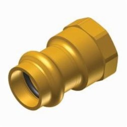 Apollo 10075788 Adapter 803R Female Reducing Small Diameter Lead Free Brass 1-1/4 x 1 Inch Press x Female