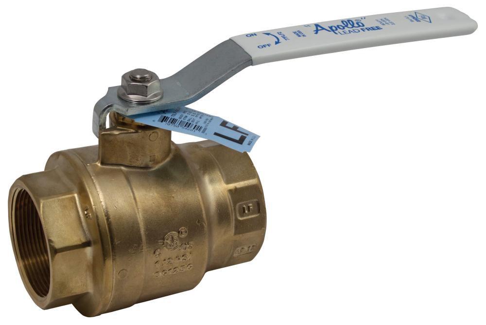 Apollo Valves 77FLF14001 77FLF-100 Series 3 in. Brass Full Port Threaded 600# Ball Valve A77FLF14001