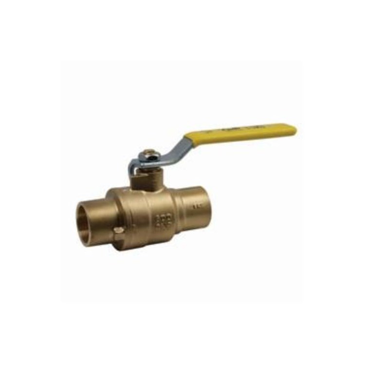 Apollo 77F20701 Ball Valve 77F-200 Brass 1-1/2 Inch Sweat 2-Piece Full Port