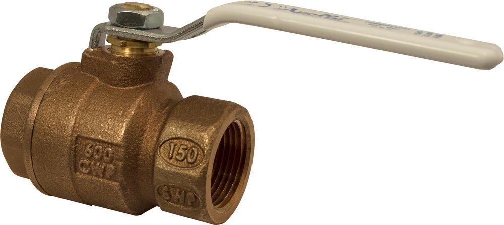 Apollo Valves 77CLF20704A 1-1/2 in. Bronze Full Port Solder 600# Ball Valve