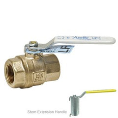 Apollo Valves 77CLF20704A 1-1/2 in. Bronze Full Port Solder 600# Ball Valve