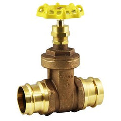 Apollo 30LF-037-01-PR Gate Valve 102T-PRLF Lead Free Bronze 1-1/2 Inch Press Threaded Bonnet Non-Rising Stem