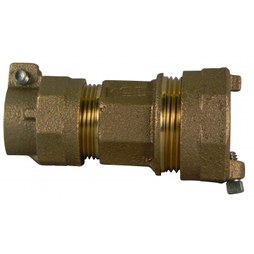 AY McDonald 74758-22-55-134 Coupling 1 x 3/4 Inch Mac-Pak CTS x IP Lead Free Brass 5130-044