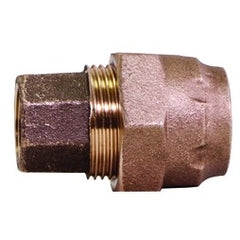 AY McDonald 74754-112 Adapter Lead Free Brass 1-1/2 Inch Copper Flare x Female