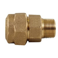 AY McDonald 74753Q-341 Adapter Lead Free Brass 3/4 x 1 Inch Q CTS x MPT 5182-047