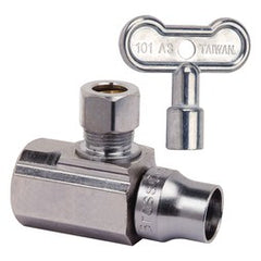 BrassCraft SR17XC SR17 Series Loose Key Handle Angle Supply Stop Valve 1/2 x 3/8 in FIP x OD