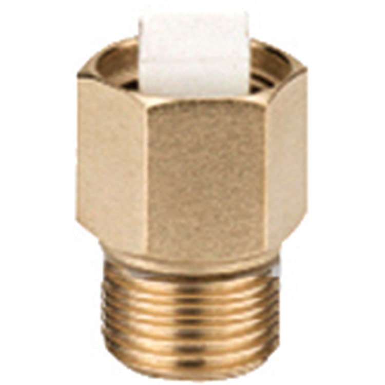 Caleffi 59474A Check Valve 1/8 Inch Brass Male NPT x Female NPT 150 Pounds per Square Inch