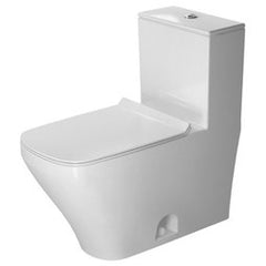 Duravit 2157012005 Toilet DuraStyle 1 Piece HygieneGlaze White Elongated 28-1/2 Inch 1.32 Gallons per Flush 12 Inch Rough-In