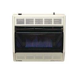 Empire BF30WLP Room Heater Blue Flame 30.000 BTU Vent-Free Modulating Hydraulic Thermostat Propane White