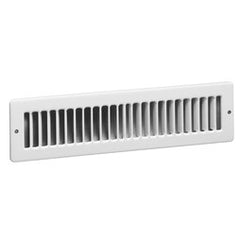 Hart & Cooley 420-10X4W Toe Space Grille 10 x 4 Inch White