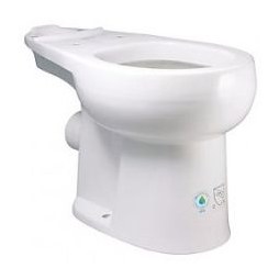 Liberty ASCENTII-RW Toilet Bowl Round High-Efficiency White 1.28 Gallons per Flush